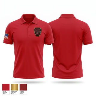 Short Sleeve Performance Polo, North Union TWP VFD, Fire Department, Teamtime, Team time, sublimation, custom sports apparel, team uniforms, spirit wear, spiritwear, sports uniforms, custom shirts, team store, custom team store, fundraiser sports, apparel fundraiser