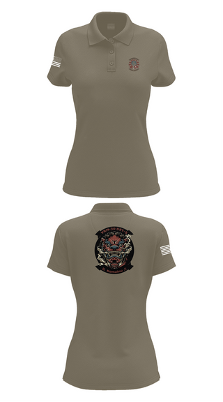 Womens Short Sleeve Performance Polo, VRM-30 DET V, Navy, Teamtime, Team time, sublimation, custom sports apparel, team uniforms, spirit wear, spiritwear, sports uniforms, custom shirts, team store, custom team store, fundraiser sports, apparel fundraiser