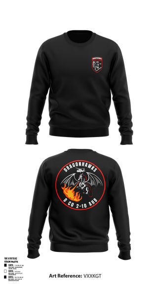 Crew Neck Sweatshirt, 2-10 AHB Knighthawks, Spirit Store, Teamtime, Team time, sublimation, custom sports apparel, team uniforms, spirit wear, spiritwear, sports uniforms, custom shirts, team store, custom team store, fundraiser sports, apparel fundraiser