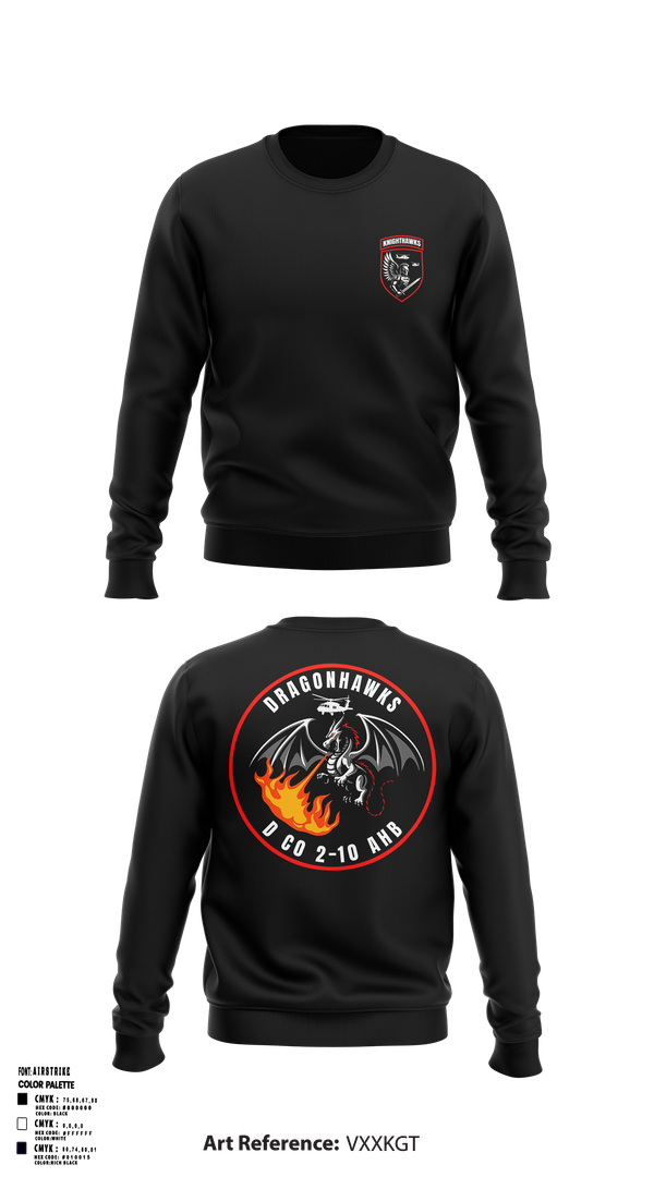 Crew Neck Sweatshirt, 2-10 AHB Knighthawks, Spirit Store, Teamtime, Team time, sublimation, custom sports apparel, team uniforms, spirit wear, spiritwear, sports uniforms, custom shirts, team store, custom team store, fundraiser sports, apparel fundraiser