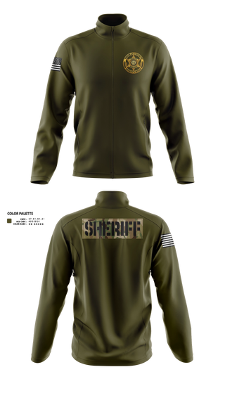 Fleece Jacket, Thomas county sheriff's office, Police, Teamtime, Team time, sublimation, custom sports apparel, team uniforms, spirit wear, spiritwear, sports uniforms, custom shirts, team store, custom team store, fundraiser sports, apparel fundraiser