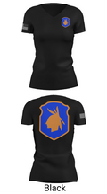 98th training div 48572159 Women's Short Sleeve V-neck Shirt - 28
