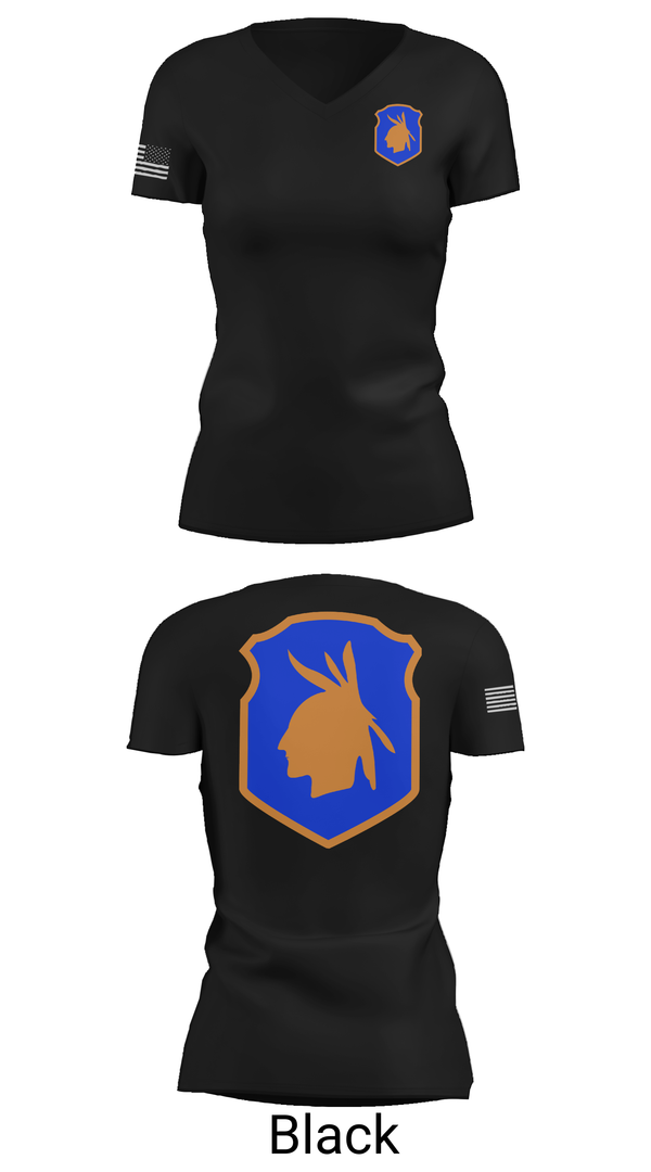Womens Short Sleeve Vneck Shirt, 98th training div, , Teamtime, Team time, sublimation, custom sports apparel, team uniforms, spirit wear, spiritwear, sports uniforms, custom shirts, team store, custom team store, fundraiser sports, apparel fundraiser