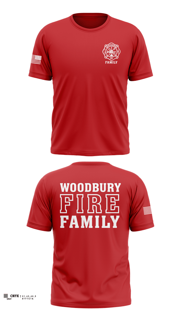 Old School Cotton Feel Shirt, WFD Family, Fire Department, Teamtime, Team time, sublimation, custom sports apparel, team uniforms, spirit wear, spiritwear, sports uniforms, custom shirts, team store, custom team store, fundraiser sports, apparel fundraiser