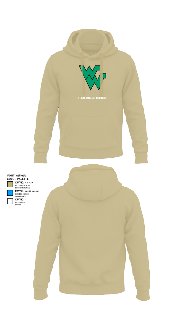 Hoodie, Weeki Wachee Hornets, Women's Soccer, Teamtime, Team time, sublimation, custom sports apparel, team uniforms, spirit wear, spiritwear, sports uniforms, custom shirts, team store, custom team store, fundraiser sports, apparel fundraiser