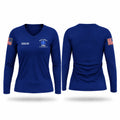 North Runnels EMS Women's Long Sleeve V-neck Shirt - 4