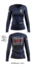 PFD 30197599 Women's Long Sleeve V-neck Shirt - 18