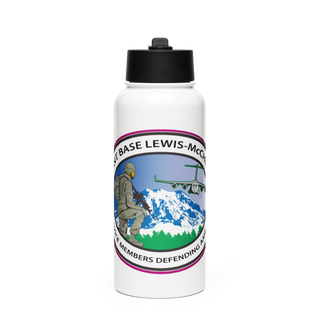 JBLM BOSS 9004473 Stainless Steel Water Bottle with a Straw Lid