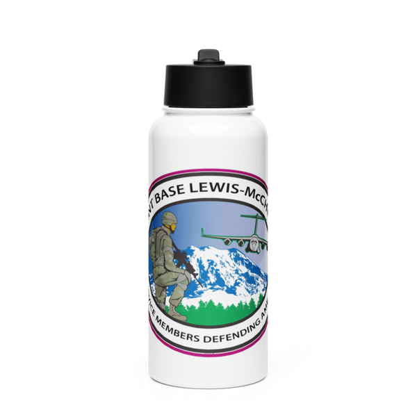 JBLM BOSS 9004473 Stainless Steel Water Bottle with a Straw Lid
