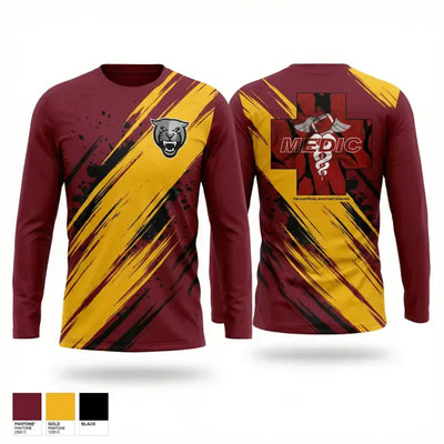 Florin Panthers 50386693 Long Sleeve Performance Shirt 1