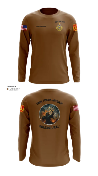 Long Sleeve Performance Shirt, HHB, 31st ADA BDE, , Teamtime, Team time, sublimation, custom sports apparel, team uniforms, spirit wear, spiritwear, sports uniforms, custom shirts, team store, custom team store, fundraiser sports, apparel fundraiser