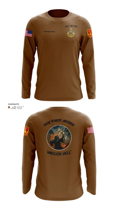 HHB, 31st ADA BDE 93964777 Long Sleeve Performance Shirt 31