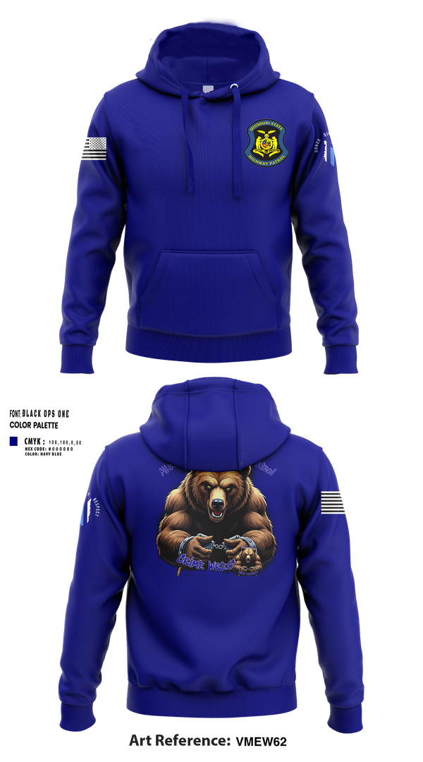 Hoodie, Troop A Crime Wreckers, , Teamtime, Team time, sublimation, custom sports apparel, team uniforms, spirit wear, spiritwear, sports uniforms, custom shirts, team store, custom team store, fundraiser sports, apparel fundraiser