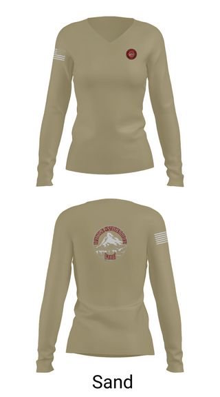 Womens Long Sleeve Vneck Shirt, Rattlesnake ridge fire, , Teamtime, Team time, sublimation, custom sports apparel, team uniforms, spirit wear, spiritwear, sports uniforms, custom shirts, team store, custom team store, fundraiser sports, apparel fundraiser