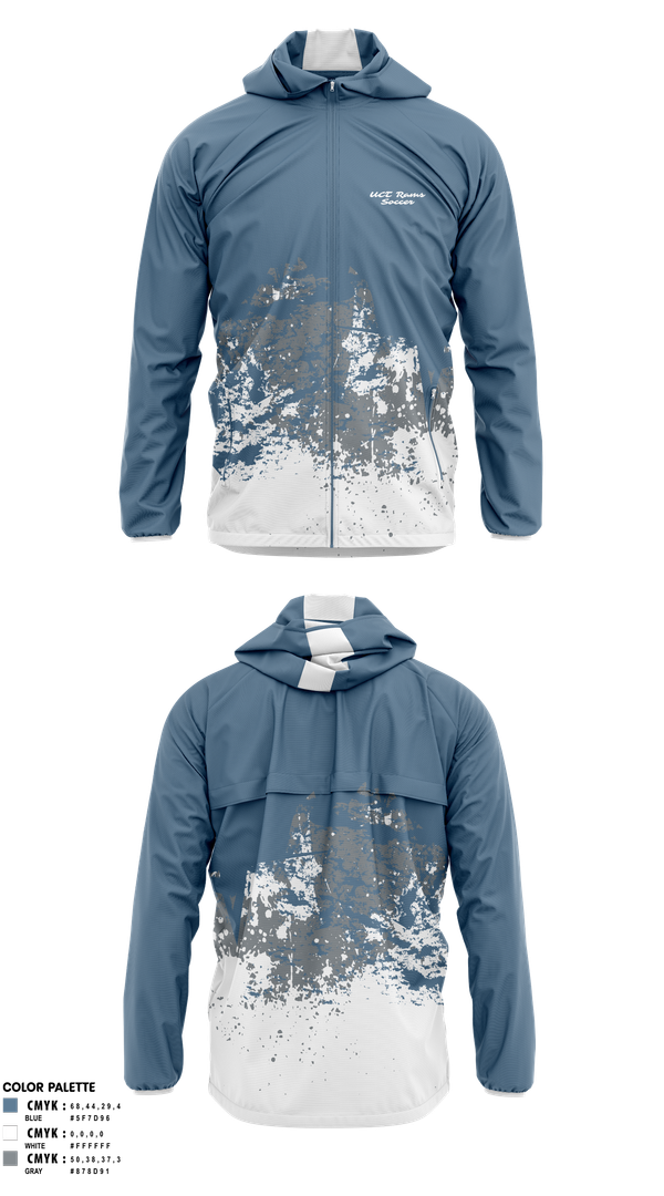 Windbreaker, UCT Rams, Men's Soccer, Teamtime, Team time, sublimation, custom sports apparel, team uniforms, spirit wear, spiritwear, sports uniforms, custom shirts, team store, custom team store, fundraiser sports, apparel fundraiser