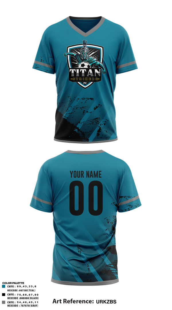 Mens Soccer Jersey, Titan Strikers FC, Men's Soccer, Teamtime, Team time, sublimation, custom sports apparel, team uniforms, spirit wear, spiritwear, sports uniforms, custom shirts, team store, custom team store, fundraiser sports, apparel fundraiser