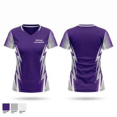 Michael Lomsdalen Women's Short Sleeve V-neck Shirt - 1