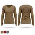 NMCB THREE - WCC Women's Long Sleeve V-neck Shirt - 1