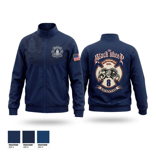 Windbreaker, Engine 8, Fire Department, Teamtime, Team time, sublimation, custom sports apparel, team uniforms, spirit wear, spiritwear, sports uniforms, custom shirts, team store, custom team store, fundraiser sports, apparel fundraiser