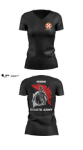 HHBN/8th Army Women's Short Sleeve V-neck Shirt - 11