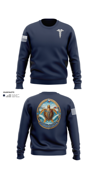 Crew Neck Sweatshirt, Air Station Corpus Christi Clinic, Coast Guard, Teamtime, Team time, sublimation, custom sports apparel, team uniforms, spirit wear, spiritwear, sports uniforms, custom shirts, team store, custom team store, fundraiser sports, apparel fundraiser
