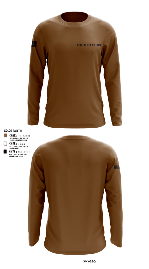 Long Sleeve Performance Shirt, Pine Bluff Police, Police, Teamtime, Team time, sublimation, custom sports apparel, team uniforms, spirit wear, spiritwear, sports uniforms, custom shirts, team store, custom team store, fundraiser sports, apparel fundraiser