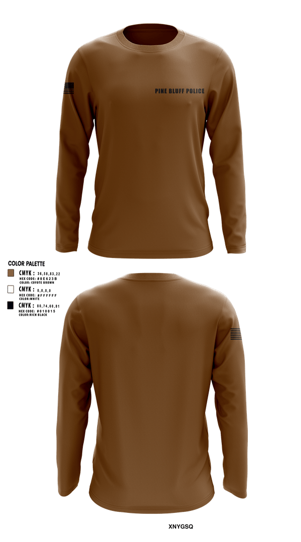 Long Sleeve Performance Shirt, Pine Bluff Police, Police, Teamtime, Team time, sublimation, custom sports apparel, team uniforms, spirit wear, spiritwear, sports uniforms, custom shirts, team store, custom team store, fundraiser sports, apparel fundraiser