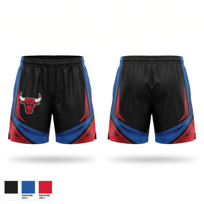 Bulls In The Box Athletic Shorts With Pockets - 1