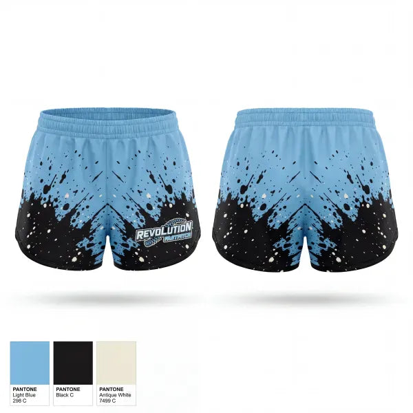 Womens Shorts, Northampton Revolution, Softball, Teamtime, Team time, sublimation, custom sports apparel, team uniforms, spirit wear, spiritwear, sports uniforms, custom shirts, team store, custom team store, fundraiser sports, apparel fundraiser