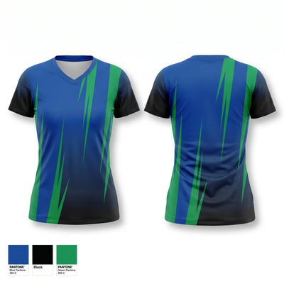 Showtime Women's Short Sleeve V-neck Shirt - 1