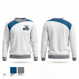 Crew Neck Sweatshirt, University of Massachusetts Boston Tennis, Tennis, Teamtime, Team time, sublimation, custom sports apparel, team uniforms, spirit wear, spiritwear, sports uniforms, custom shirts, team store, custom team store, fundraiser sports, apparel fundraiser