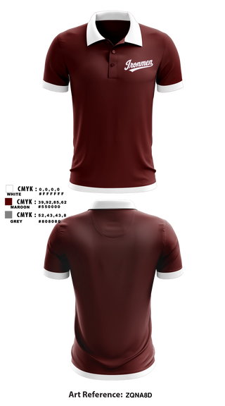 Short Sleeve Performance Polo, Ironmen, Wrestling, Teamtime, Team time, sublimation, custom sports apparel, team uniforms, spirit wear, spiritwear, sports uniforms, custom shirts, team store, custom team store, fundraiser sports, apparel fundraiser