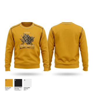 Crew Neck Sweatshirt, Texas Pirates, Baseball, Teamtime, Team time, sublimation, custom sports apparel, team uniforms, spirit wear, spiritwear, sports uniforms, custom shirts, team store, custom team store, fundraiser sports, apparel fundraiser