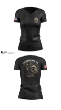 Port Of Portland Police K9 Women's Short Sleeve V-neck Shirt - 2