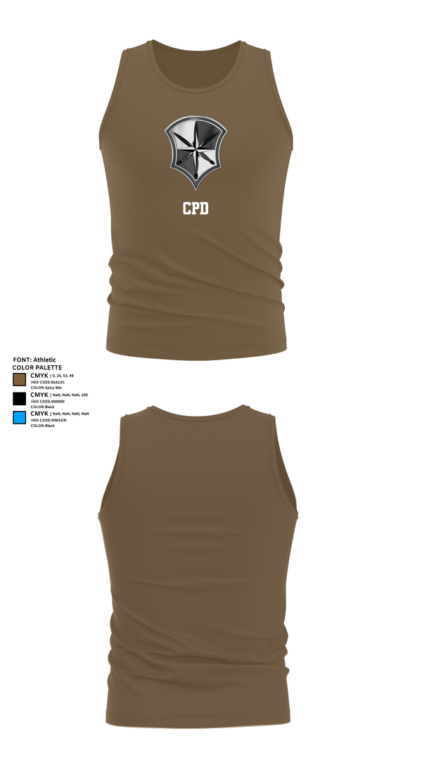 Tank Top, CPD, , Teamtime, Team time, sublimation, custom sports apparel, team uniforms, spirit wear, spiritwear, sports uniforms, custom shirts, team store, custom team store, fundraiser sports, apparel fundraiser