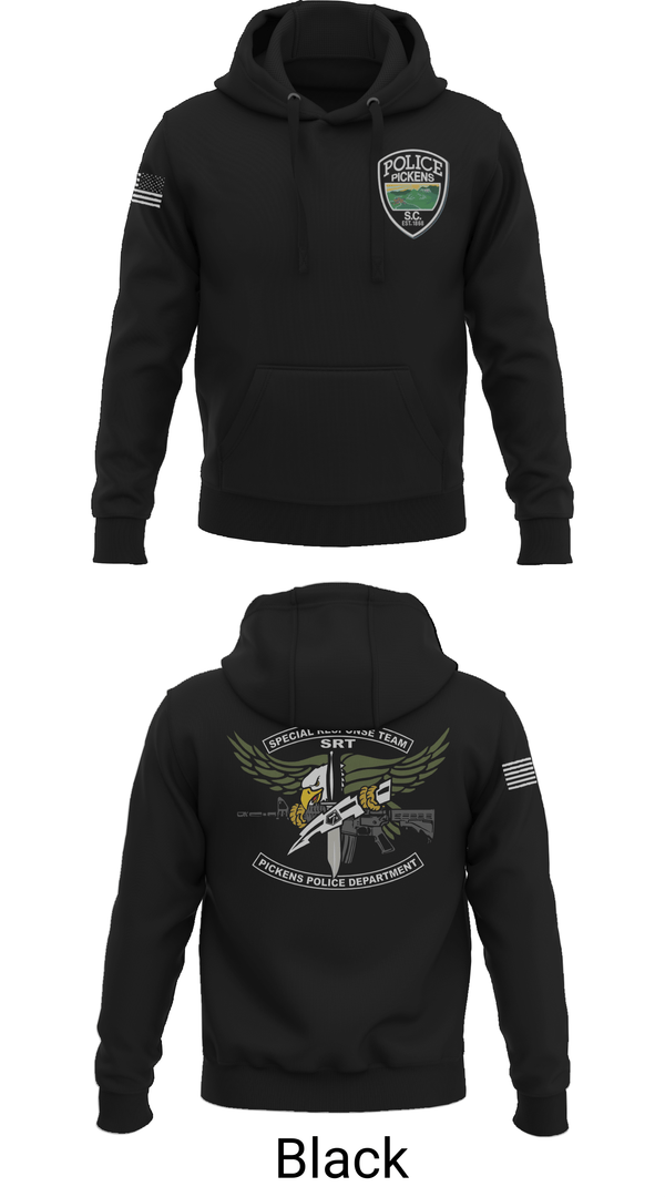 Hoodie, Pickens Police Department Special Response Team, Police, Teamtime, Team time, sublimation, custom sports apparel, team uniforms, spirit wear, spiritwear, sports uniforms, custom shirts, team store, custom team store, fundraiser sports, apparel fundraiser