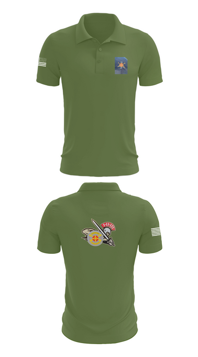 HHB, 428th Field Artillery Brigade 81466610 Short Sleeve Performance Polo - 47