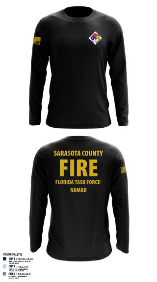 Long Sleeve Performance Shirt, Sarasota County Fire Department, , Teamtime, Team time, sublimation, custom sports apparel, team uniforms, spirit wear, spiritwear, sports uniforms, custom shirts, team store, custom team store, fundraiser sports, apparel fundraiser