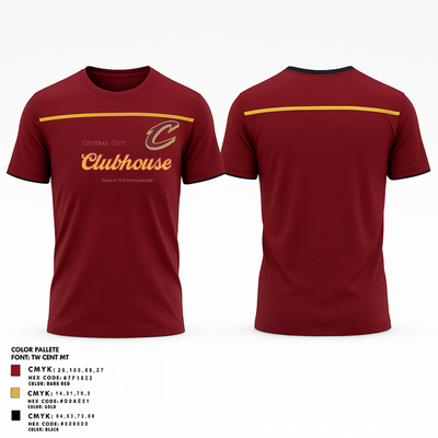 Central city Clubhouse 75051026 Short Sleeve Performance Shirt - 1