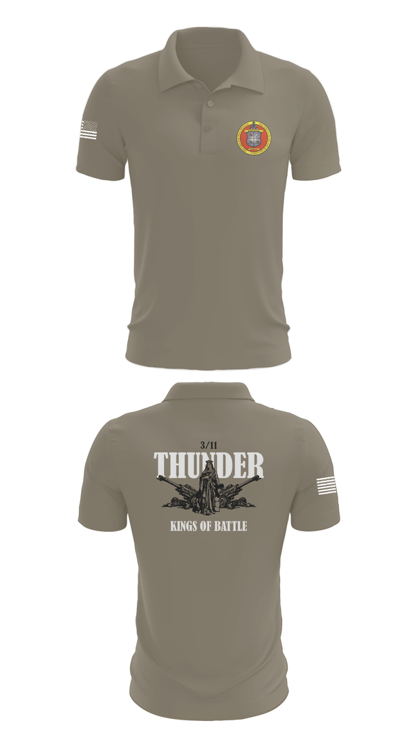 Short Sleeve Performance Polo, 3 Bn 11th Mar, Marines, Teamtime, Team time, sublimation, custom sports apparel, team uniforms, spirit wear, spiritwear, sports uniforms, custom shirts, team store, custom team store, fundraiser sports, apparel fundraiser