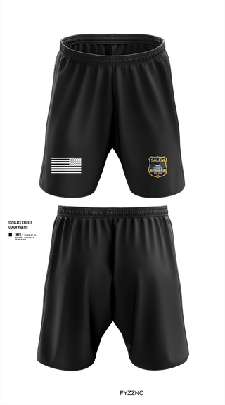 Athletic Shorts With Pockets, Salem Police, Police, Teamtime, Team time, sublimation, custom sports apparel, team uniforms, spirit wear, spiritwear, sports uniforms, custom shirts, team store, custom team store, fundraiser sports, apparel fundraiser