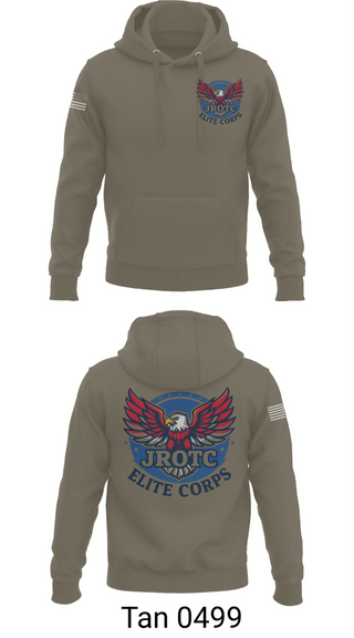 Hoodie, Elite Corps, Army, Teamtime, Team time, sublimation, custom sports apparel, team uniforms, spirit wear, spiritwear, sports uniforms, custom shirts, team store, custom team store, fundraiser sports, apparel fundraiser