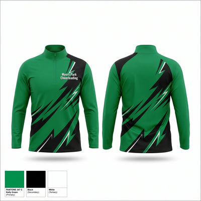 Myers Park Cheerleading 43253112 Quarter Zip Jacket - 1