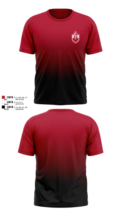 Whittier Crimson Knights 84805386 Short Sleeve Performance Shirt - 4