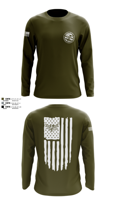 PCSO Black Knights 43803915 Long Sleeve Performance Shirt 1
