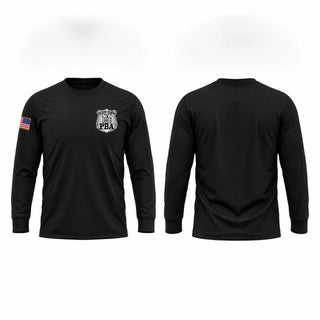 Long Sleeve Performance Shirt, Pelham Manor PBA, Police, Teamtime, Team time, sublimation, custom sports apparel, team uniforms, spirit wear, spiritwear, sports uniforms, custom shirts, team store, custom team store, fundraiser sports, apparel fundraiser