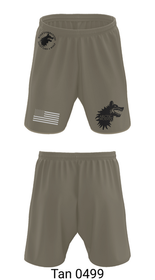 Athletic Shorts With Pockets, Wolf Combatives, Army, Teamtime, Team time, sublimation, custom sports apparel, team uniforms, spirit wear, spiritwear, sports uniforms, custom shirts, team store, custom team store, fundraiser sports, apparel fundraiser