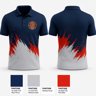 Short Sleeve Performance Polo, North Conway Fire Department, Fire Department, Teamtime, Team time, sublimation, custom sports apparel, team uniforms, spirit wear, spiritwear, sports uniforms, custom shirts, team store, custom team store, fundraiser sports, apparel fundraiser