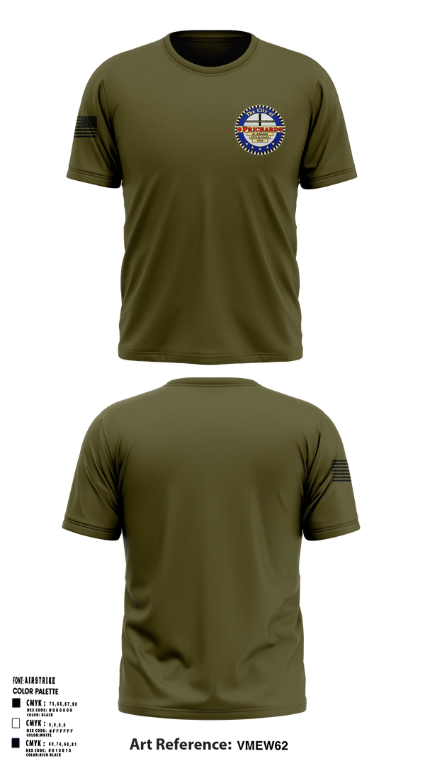 Short Sleeve Performance Shirt, Prichard Police Department, Police, Teamtime, Team time, sublimation, custom sports apparel, team uniforms, spirit wear, spiritwear, sports uniforms, custom shirts, team store, custom team store, fundraiser sports, apparel fundraiser