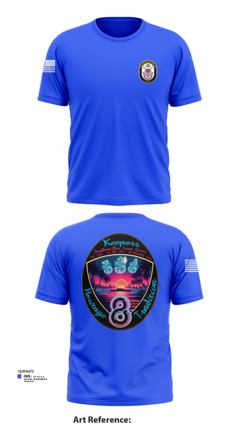 Short Sleeve Performance Shirt, USS Bougainville CPO, , Teamtime, Team time, sublimation, custom sports apparel, team uniforms, spirit wear, spiritwear, sports uniforms, custom shirts, team store, custom team store, fundraiser sports, apparel fundraiser